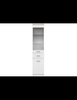Top Mix display cabinet 1d1w1s white
