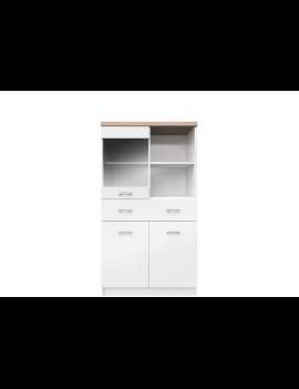 Top Mix display cabinet 2d1w1s/80 white