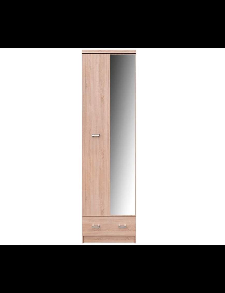 Top Mix wardrobe with mirror 2d1s 60 sonoma