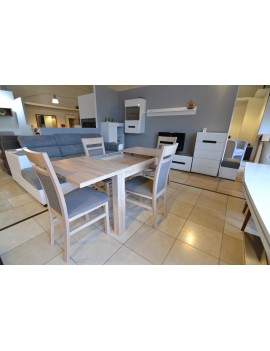 SET of BRW extending dining table and 4 chairs Kamil 2