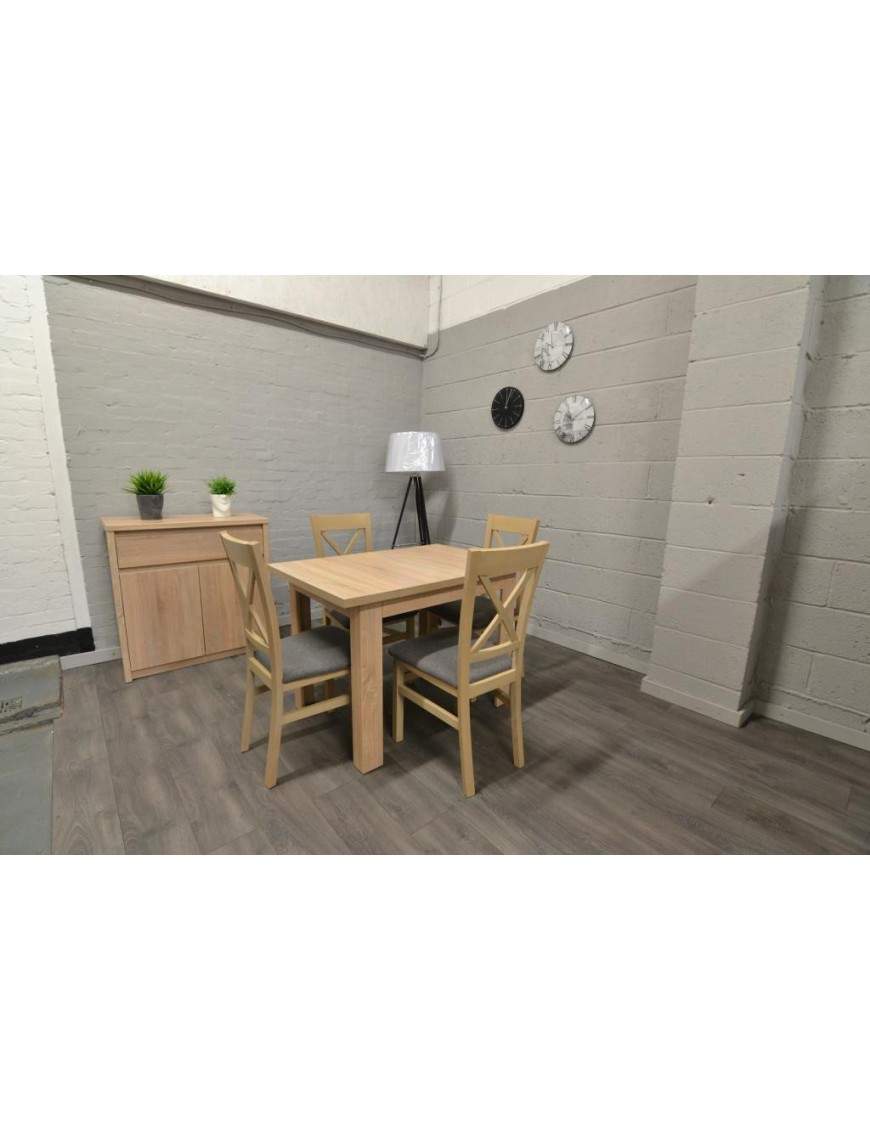 SET of BRW extending dining table and 4 chairs Kamil 3