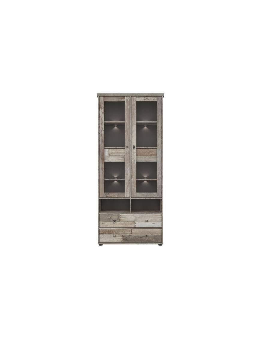 Tarbes display cabinet REG2W4S/19/8