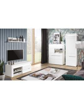 Irma TV unit IM 1 white gloss