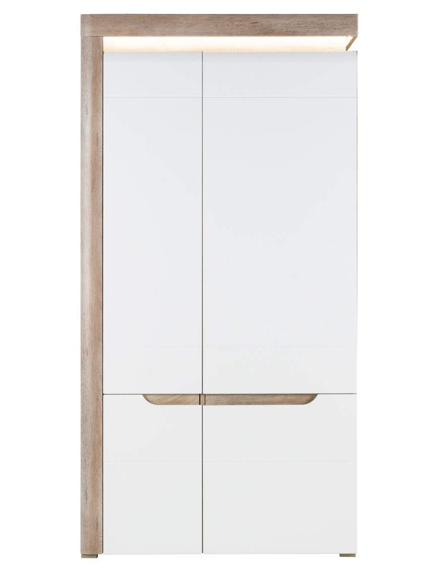 Irma wardrobe IM 9 oak/white gloss