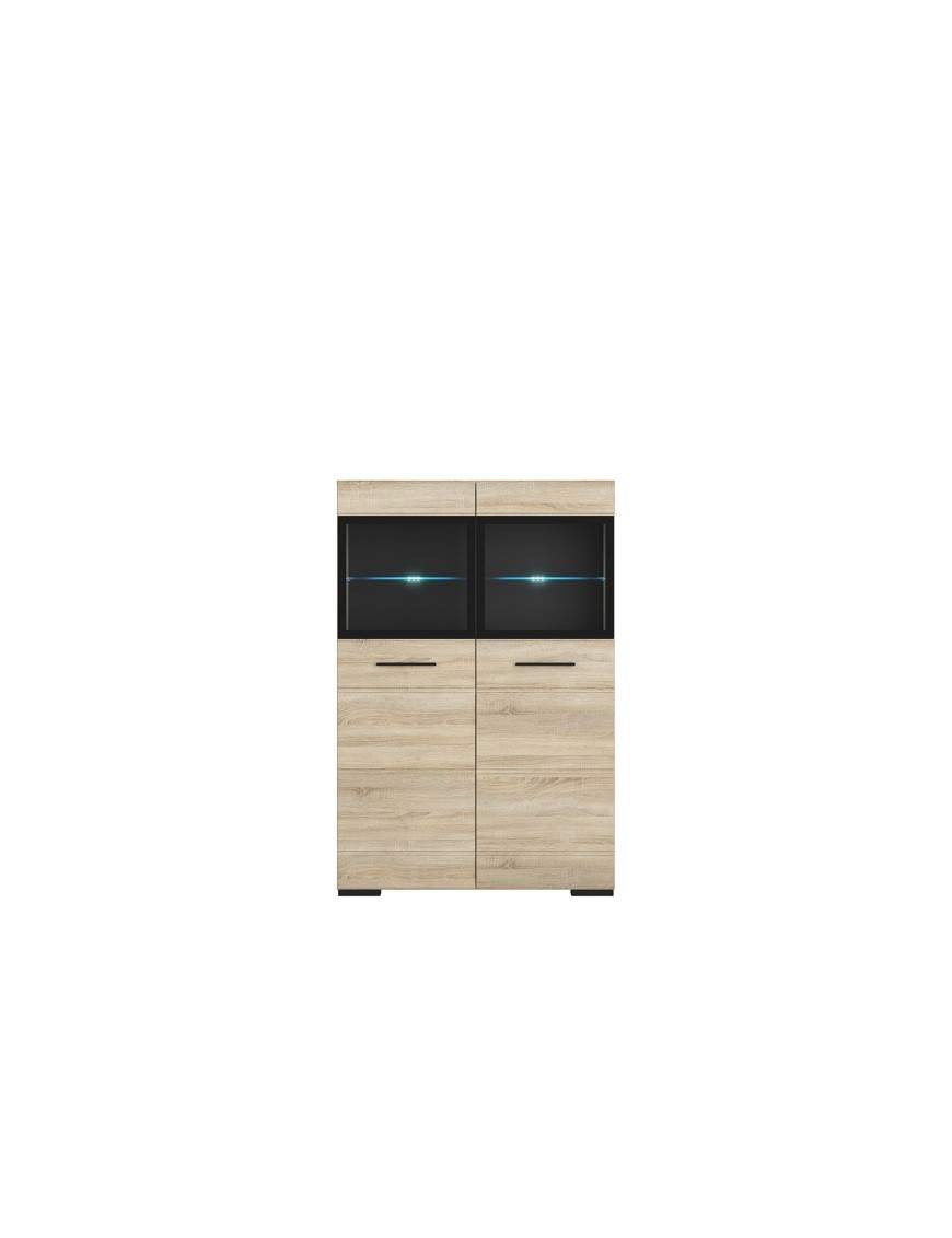 Fever display cabinet SFK2W sonoma