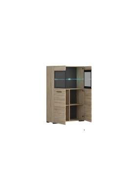 Fever display cabinet SFK2W sonoma