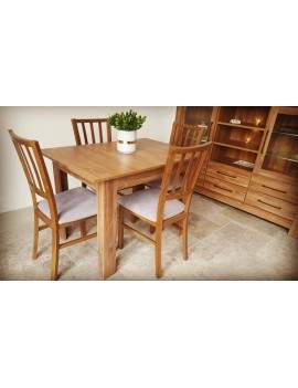SET of BRW extending dining table and 4 chairs Marynarz styrling