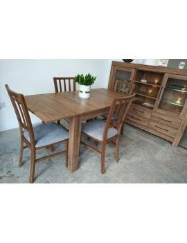 SET of BRW extending dining table and 4 chairs Marynarz styrling