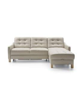 Corner sofa bed Elio with storage