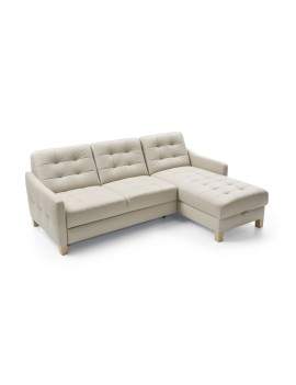 Corner sofa bed Elio with storage