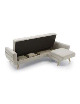 Corner sofa bef Nappa with storage