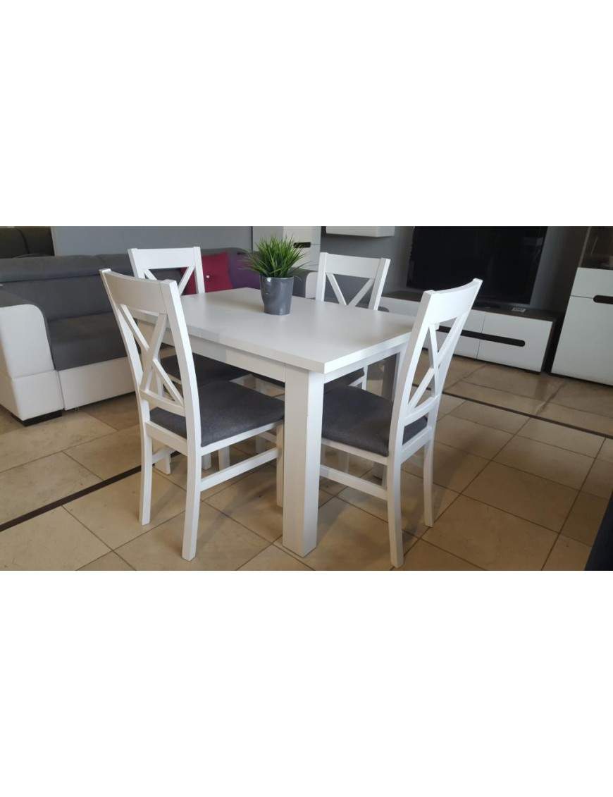 SET of BRW extending dining table and 4 chairs Kamil 3