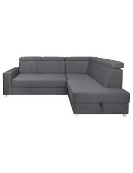 Lone corner sofa bed with storage right
