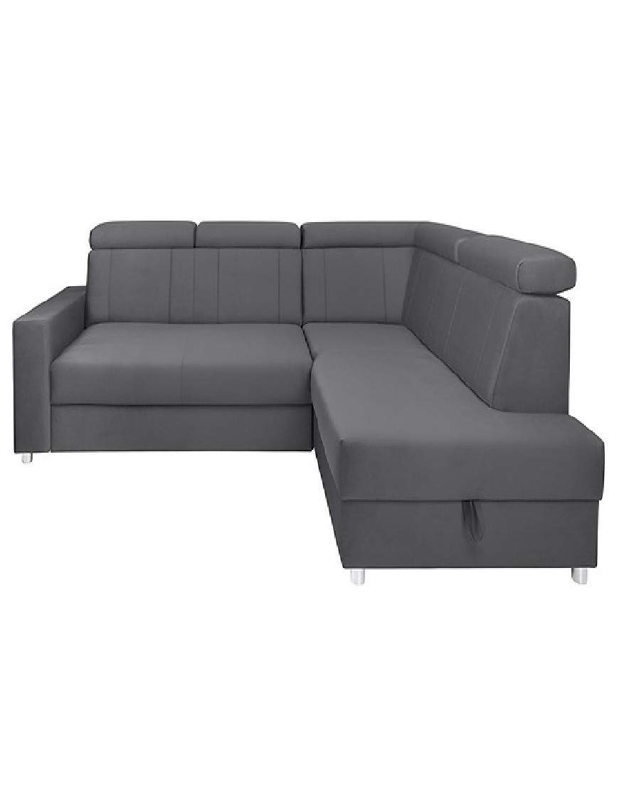 Lone corner sofa bed with storage right