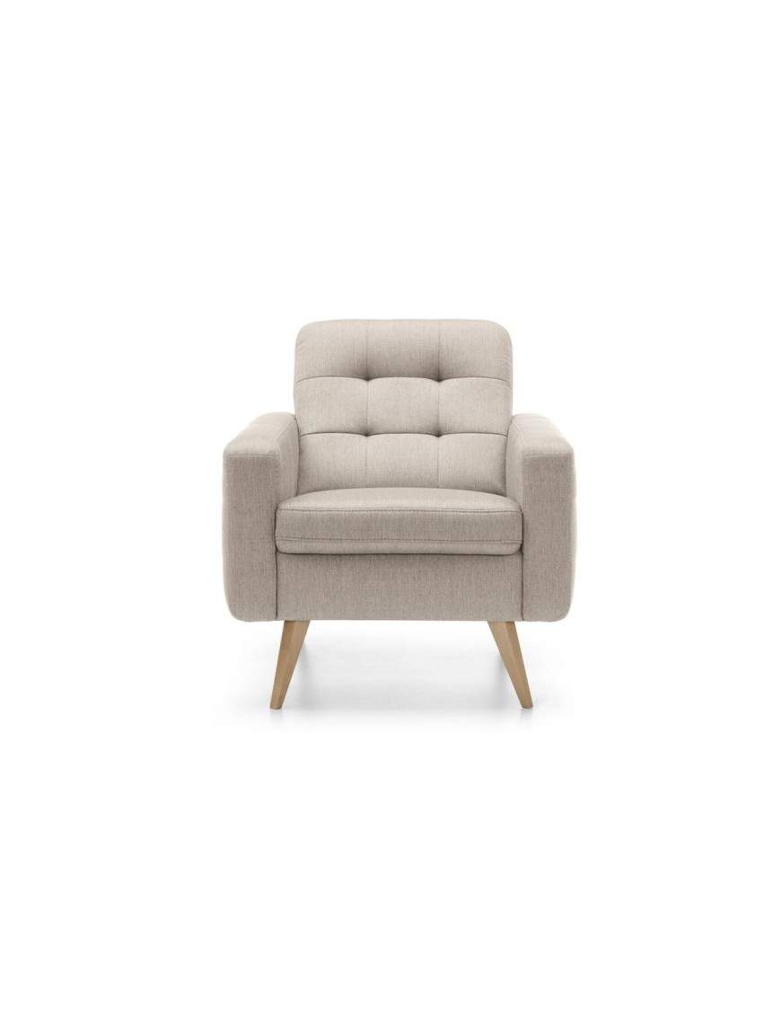 Nappa armchair