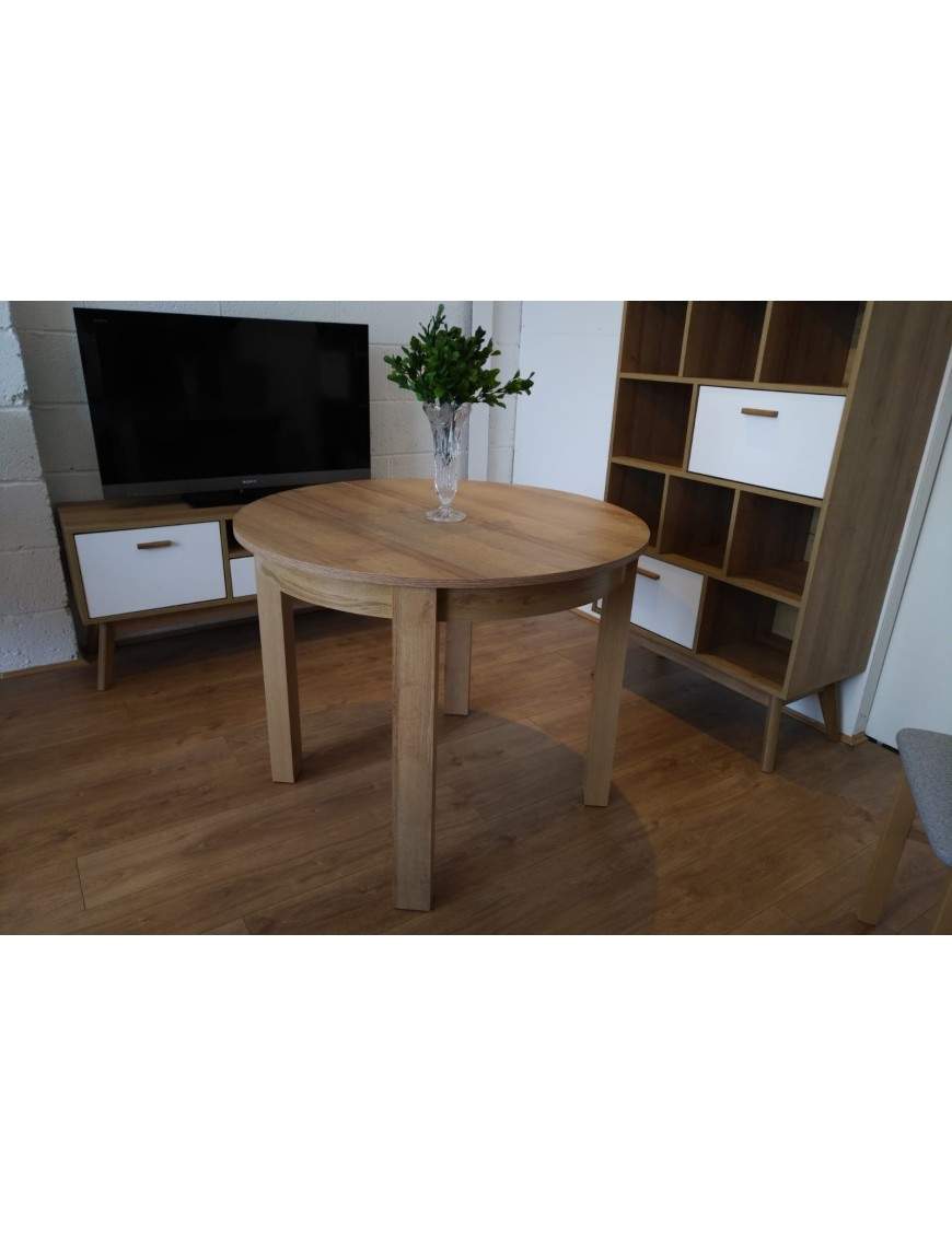 Bernardin round extending dining table