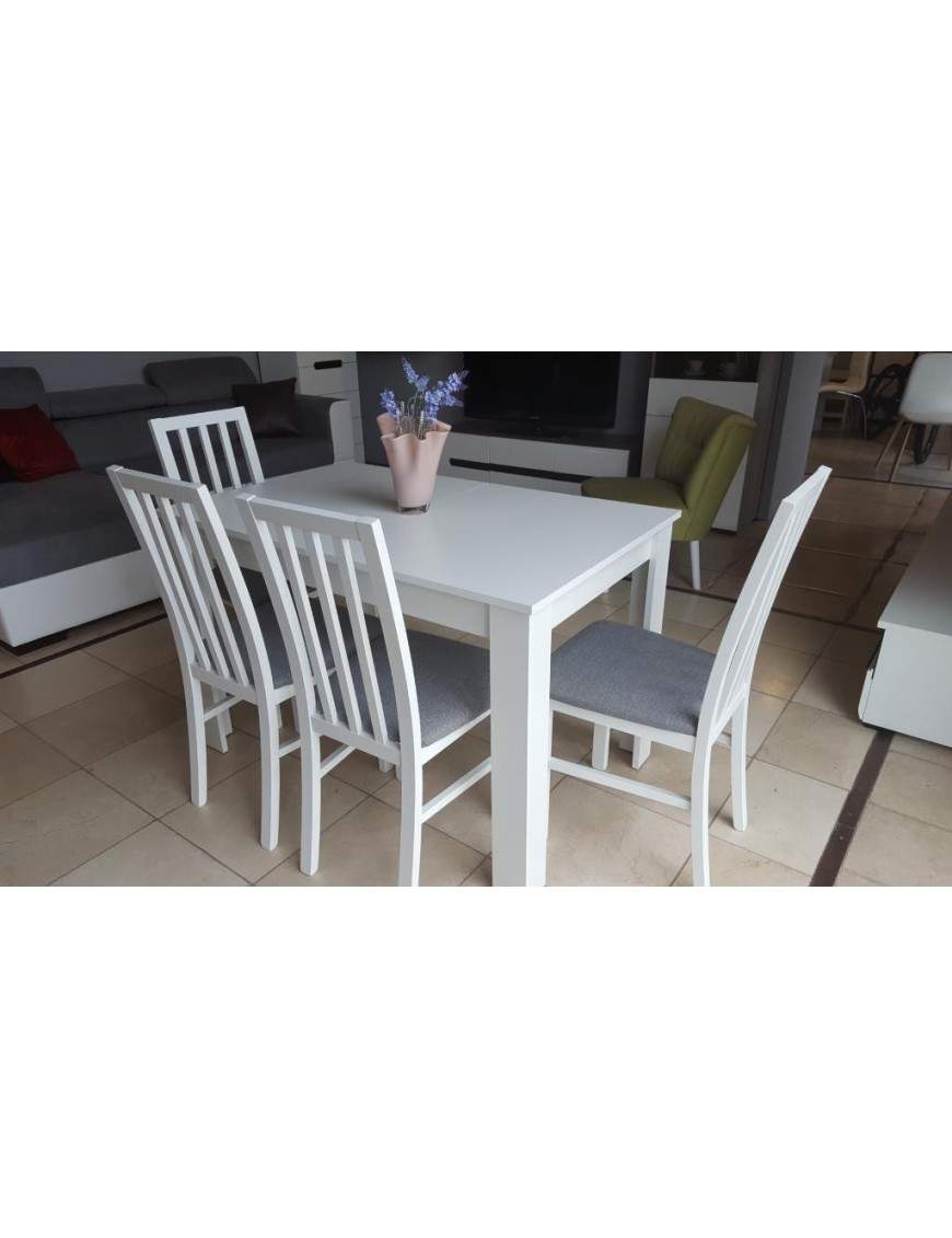 Ramen midi extending dining table with chair Ramen