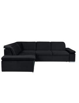 Darby corner sofa bed with storage left