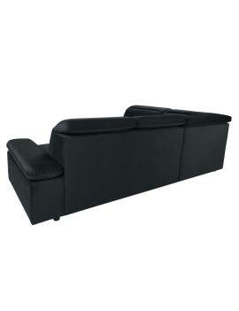 Darby corner sofa bed with storage left