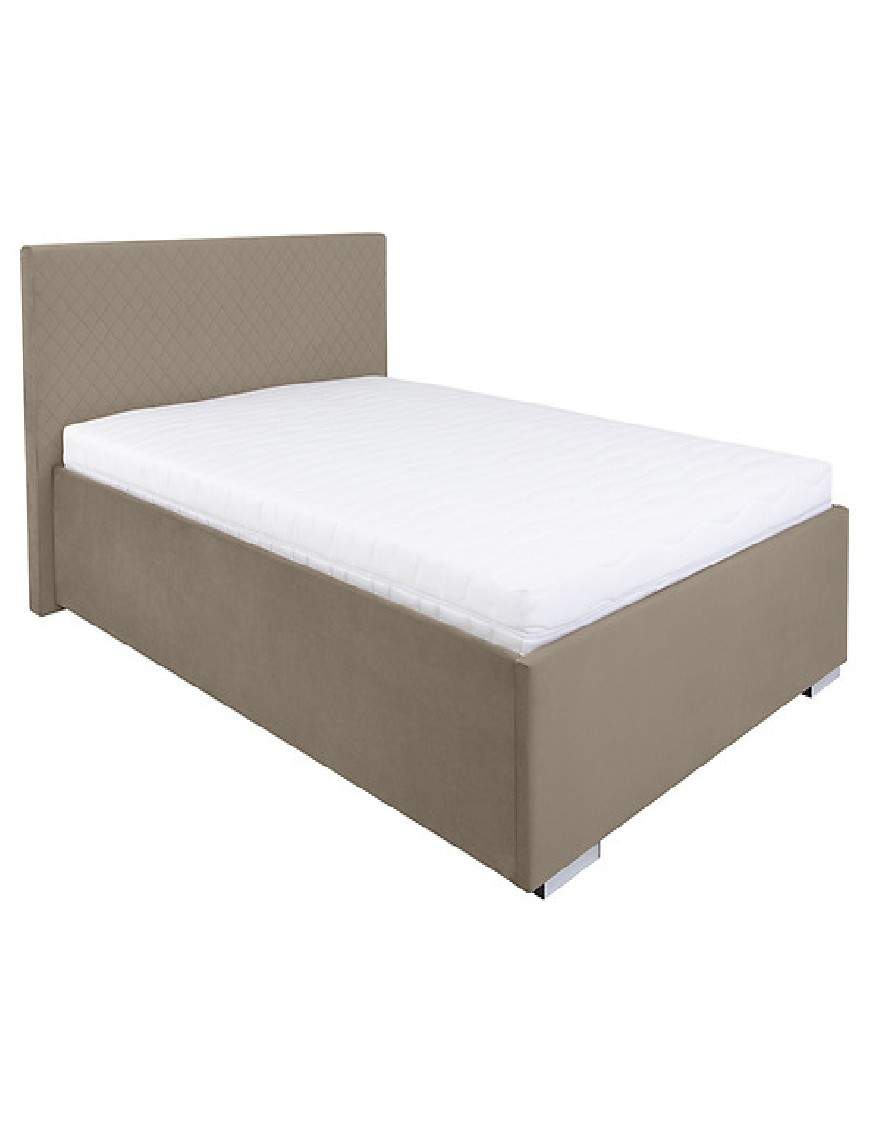 Syntia II upholstered bed with ottoman