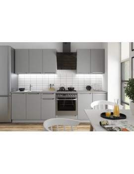 Sean handleless kitchen units set, complete kitchen, modern matt