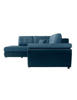 Carl Corner sofa bed with storage left