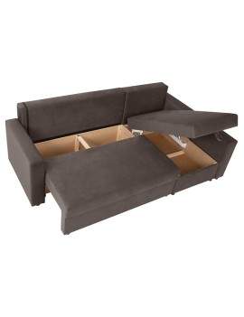 Przemek corner sofa bed with storage