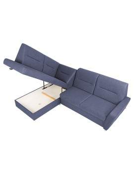 Sotelo Corner sofa bed with storage left