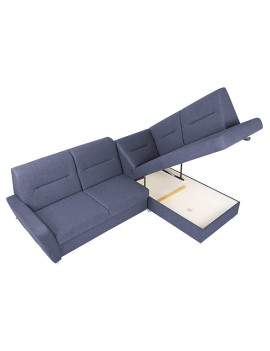 Sotelo Corner sofa bed with storage right