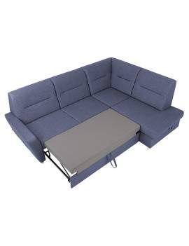 Sotelo Corner sofa bed with storage right