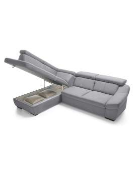 Corner sofa bed Vapiano with storage left