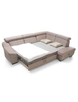 Corner sofa bed Vapiano with storage right