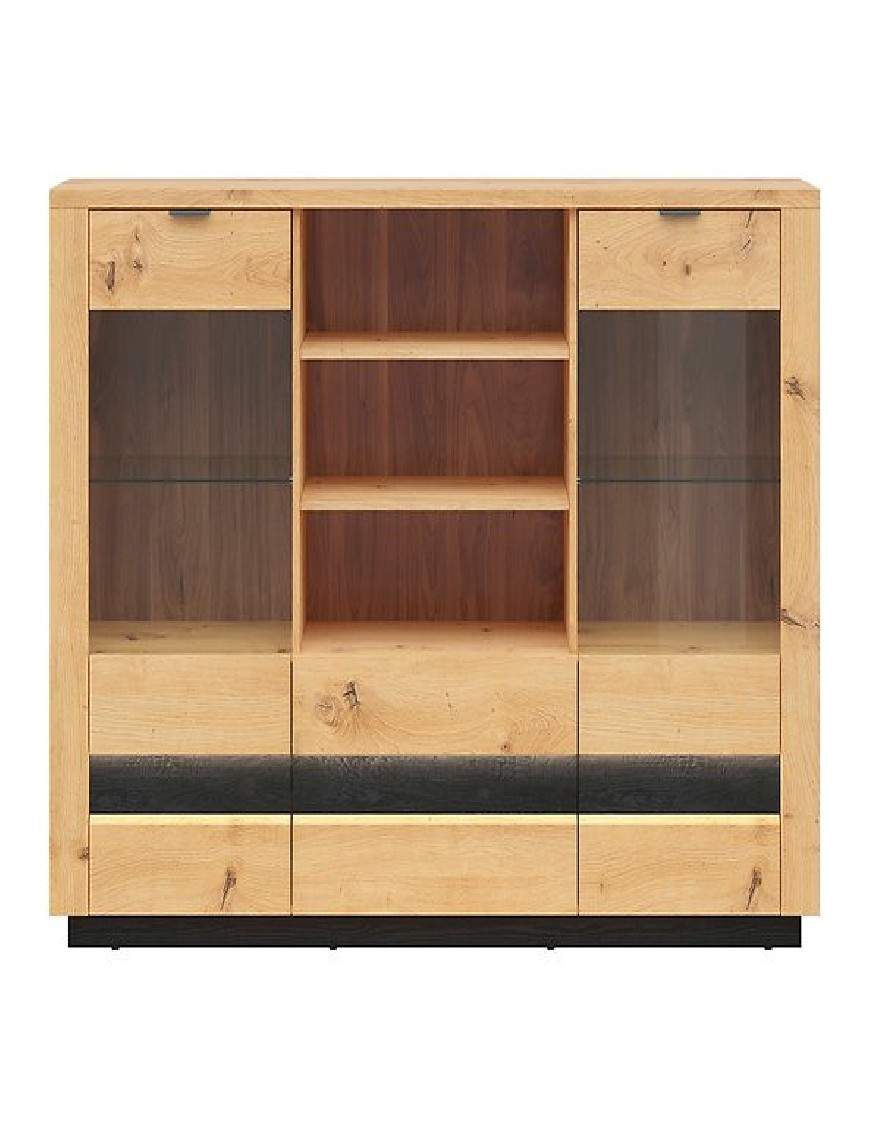 Ostia display cabinet KOM2W2S