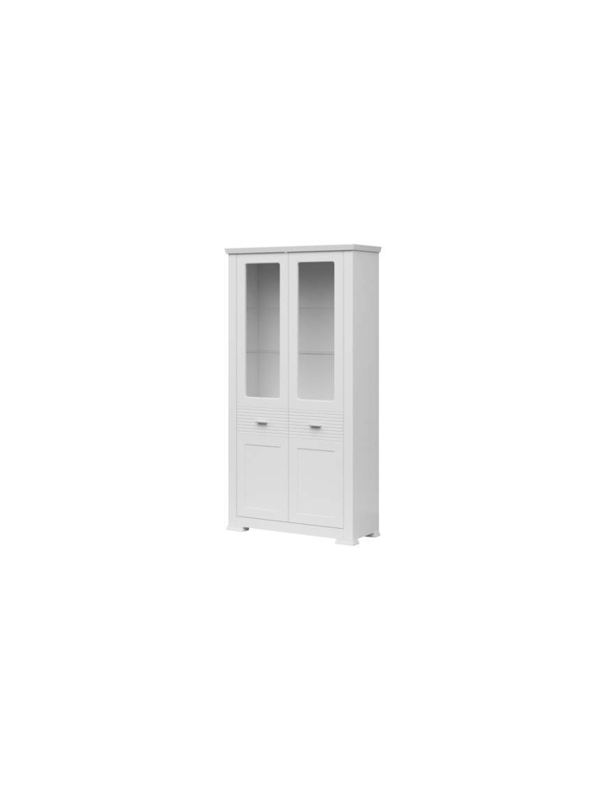 Agnes display cabinet WIT/WYS/2W