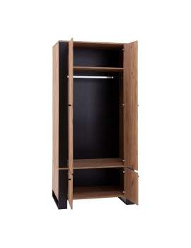 Wood wardrobe