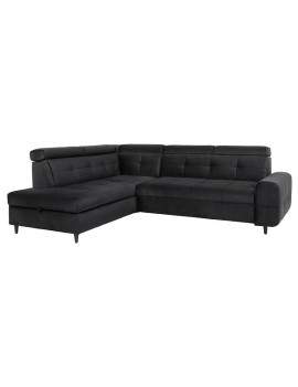 Matras corner sofa bed with storage left