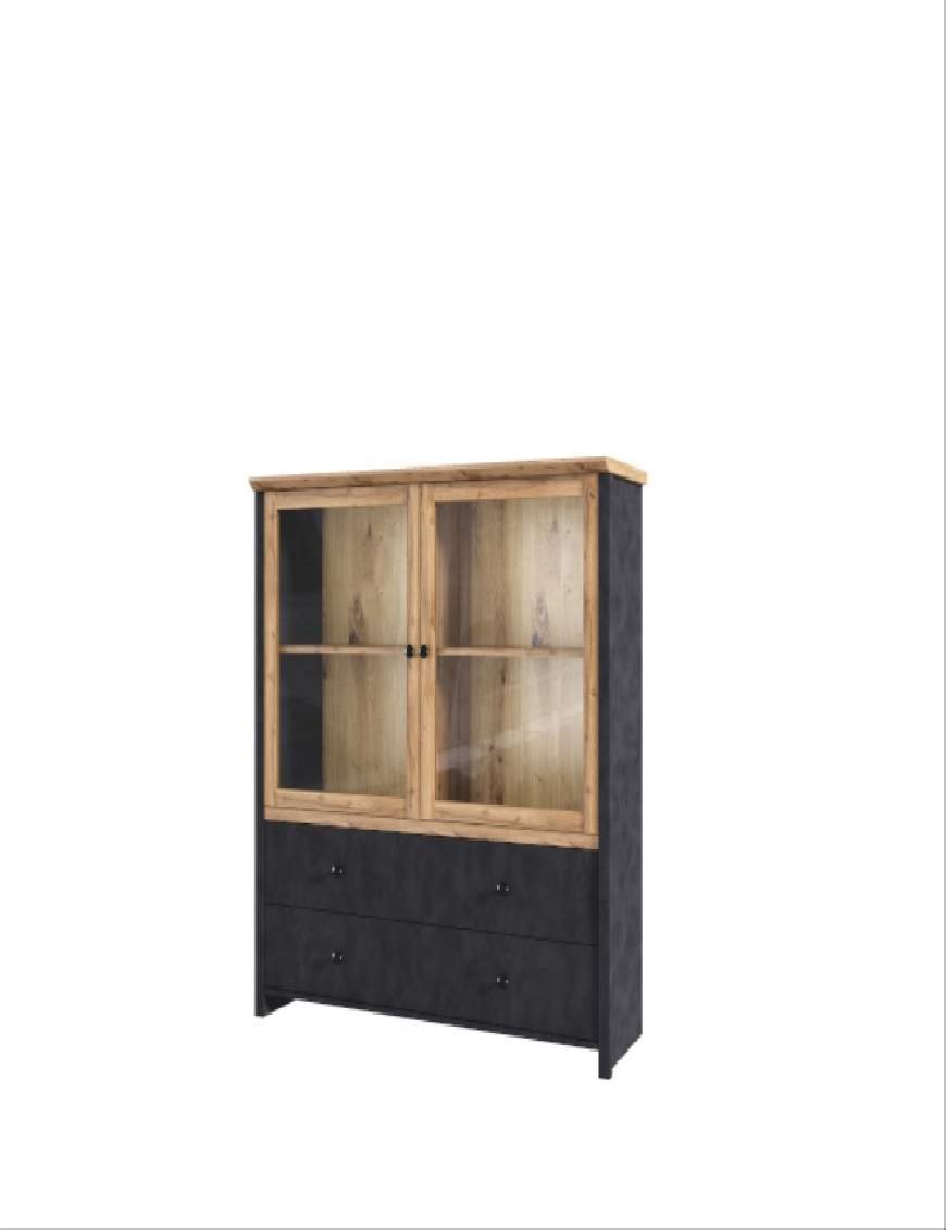 Nicole display cabinet 2W2S