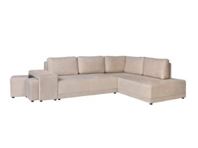 Eliz right corner sofa bed with storage