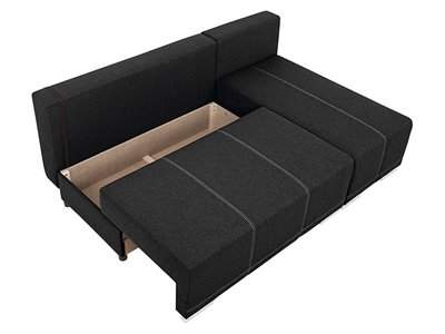 Biru universal corner sofa bed with storage