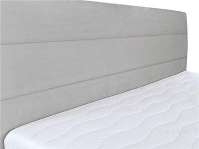 Casala upholstered bed with ottoman