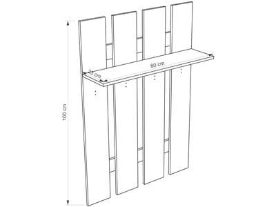 Top Mix coat hanger 80 sonoma