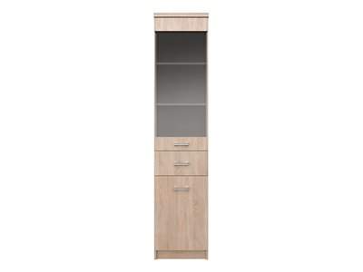 Top Mix display cabinet 1d1w1s sonoma