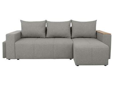 Denvo 3 universal corner sofa bed, storage and 2 pouffees