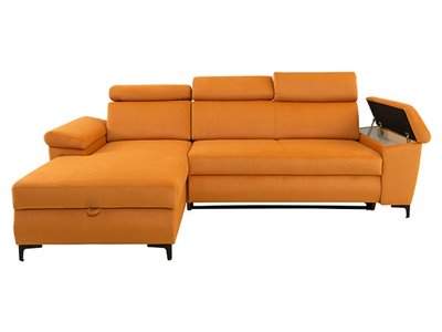 Santi corner sofa bed with storage left