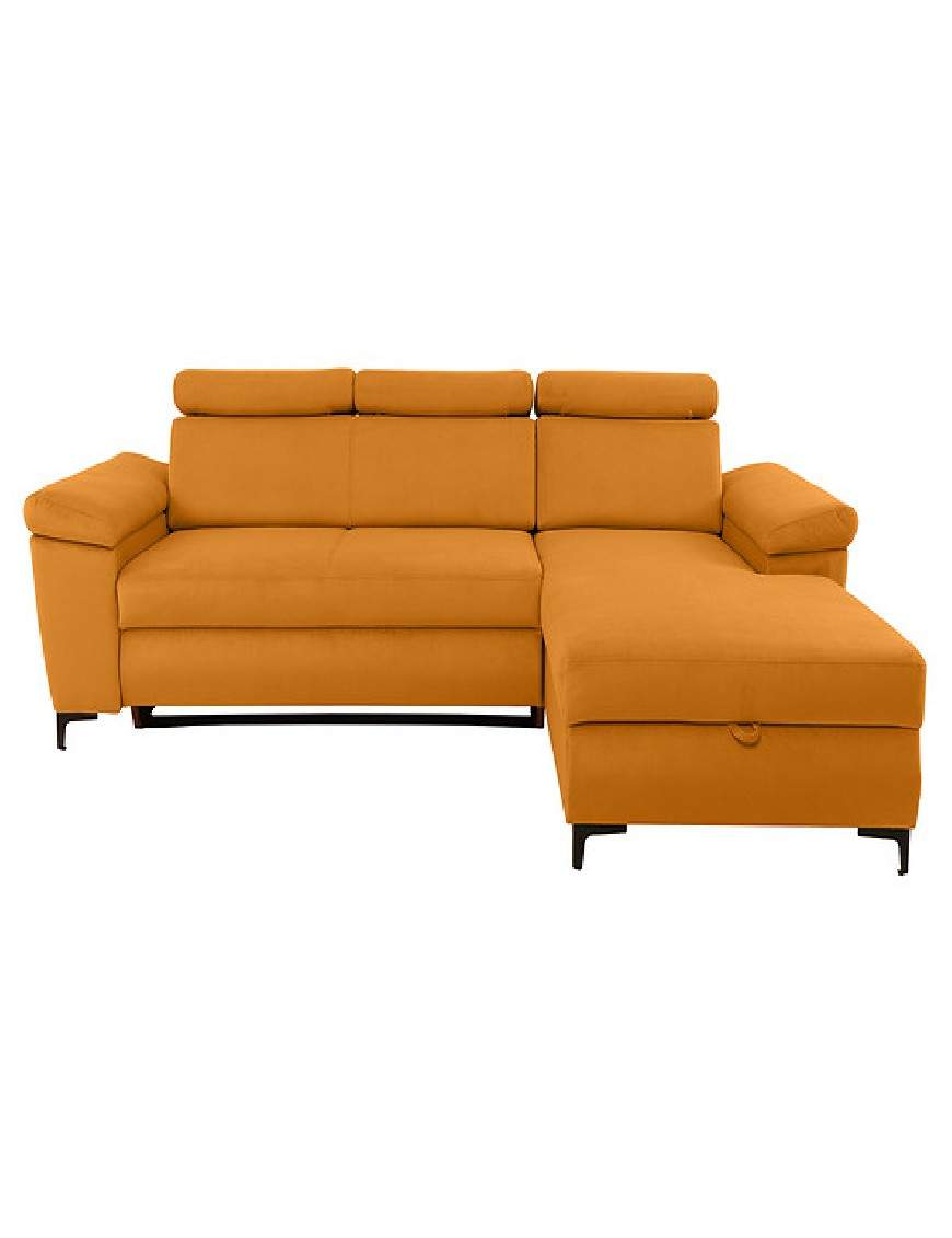 Santi corner sofa bed with storage right