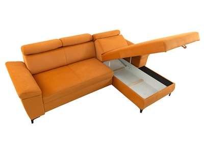 Santi corner sofa bed with storage right