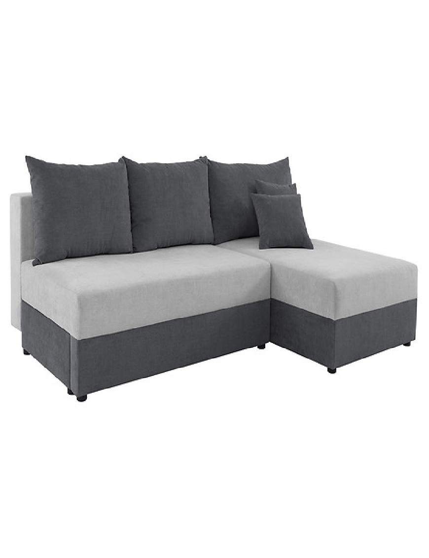 Torn universal corner sofa bed with storage