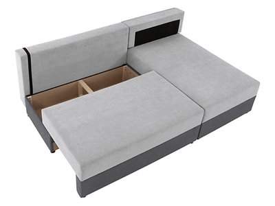 Torn universal corner sofa bed with storage