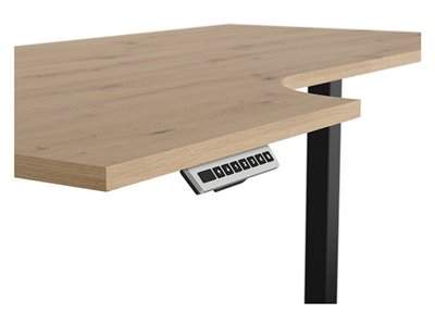 Space Office motor height adjustable corner desk 160BL