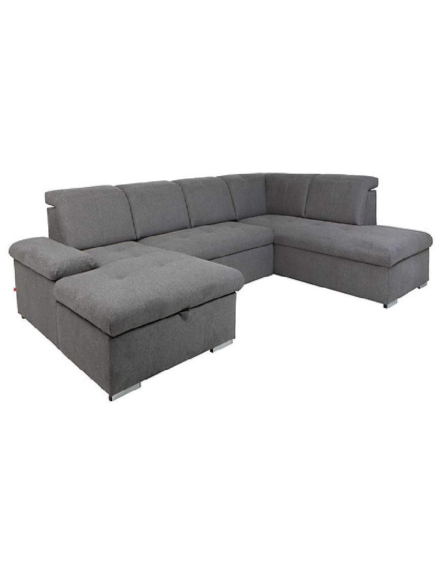 Ramzes corner sofa bed with storage left